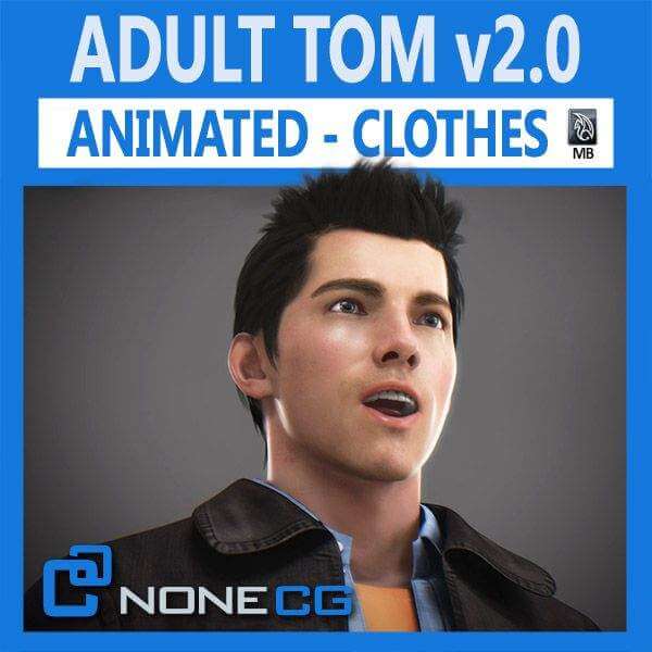 Adult Male Tom V2 3D Model by NoneCG