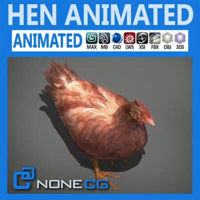 Animated Hen