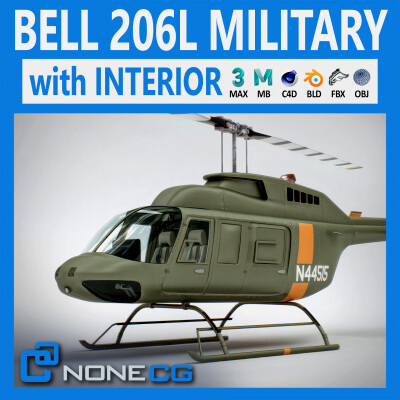 Helicopter Bell 206L &lsquoMilitary&rsquo