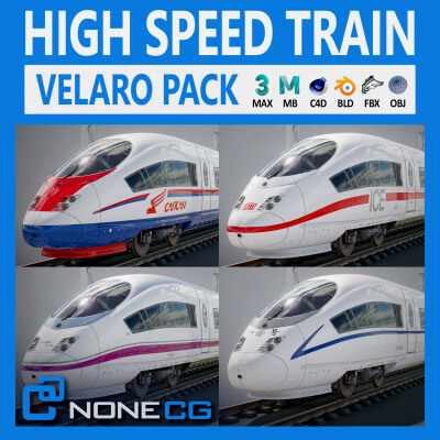 High-Speed Train Siemens Velaro Pack
