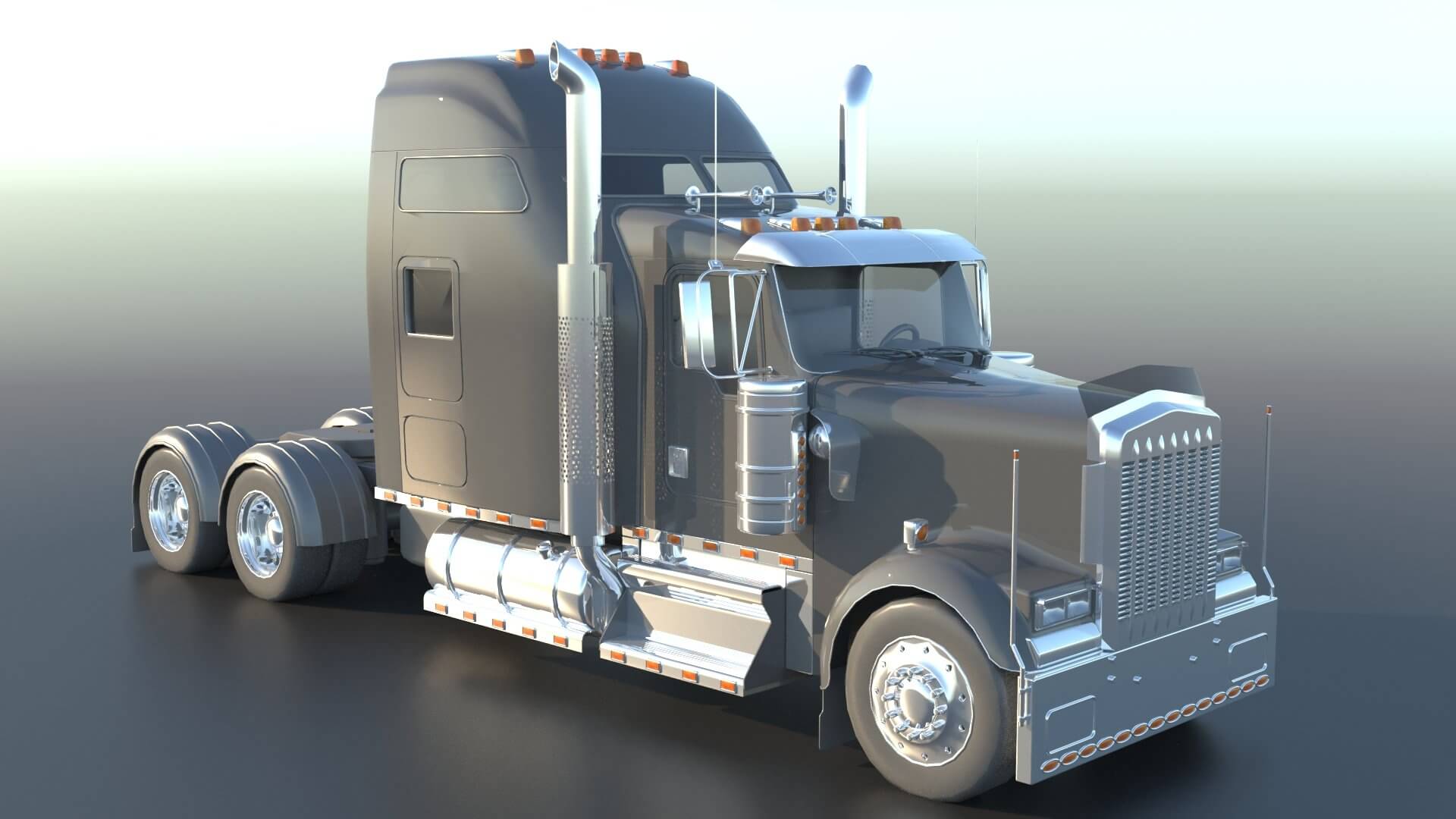 3д модель петербилт оптимус. тягач kenworth t660. трак 3. трак 3. тягач петербилт 3.