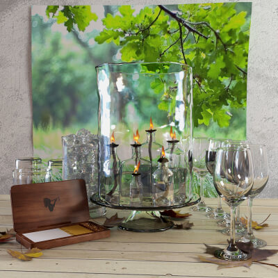 Decorative Set With Burners