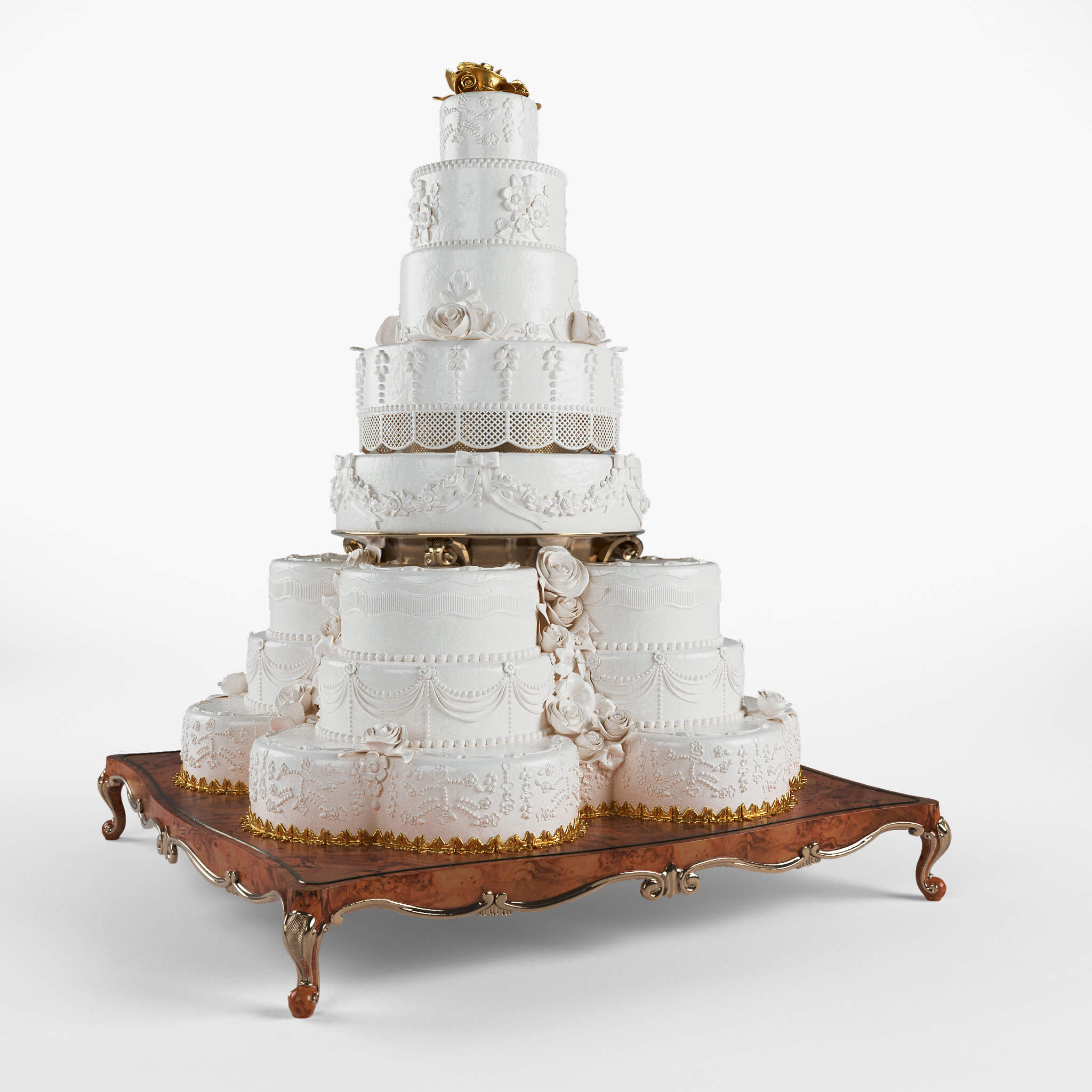 The Wedding Cake 3D Model 3D Render, Digital Art by North2023