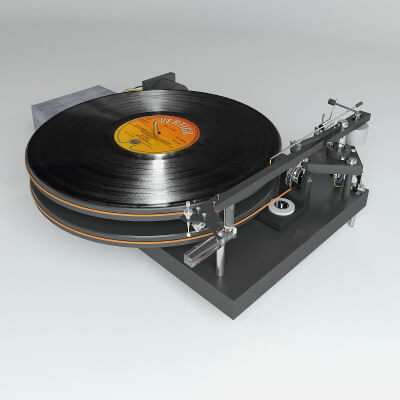 Vinyl Player 47 Laboratory 4724 Koma 3D Model