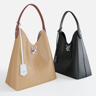 Womens Leather Handbag 3D Model