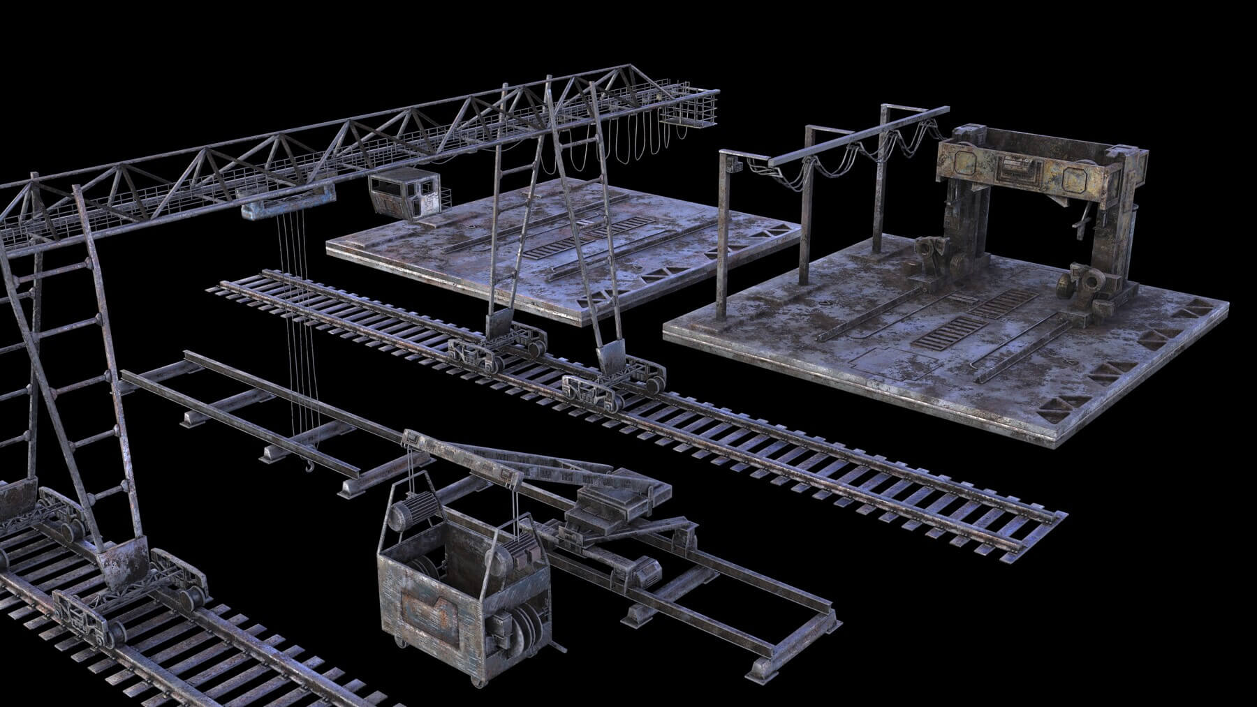 PBR Industrial Kitbash V2 200+ Models 3D Model by Northlogic