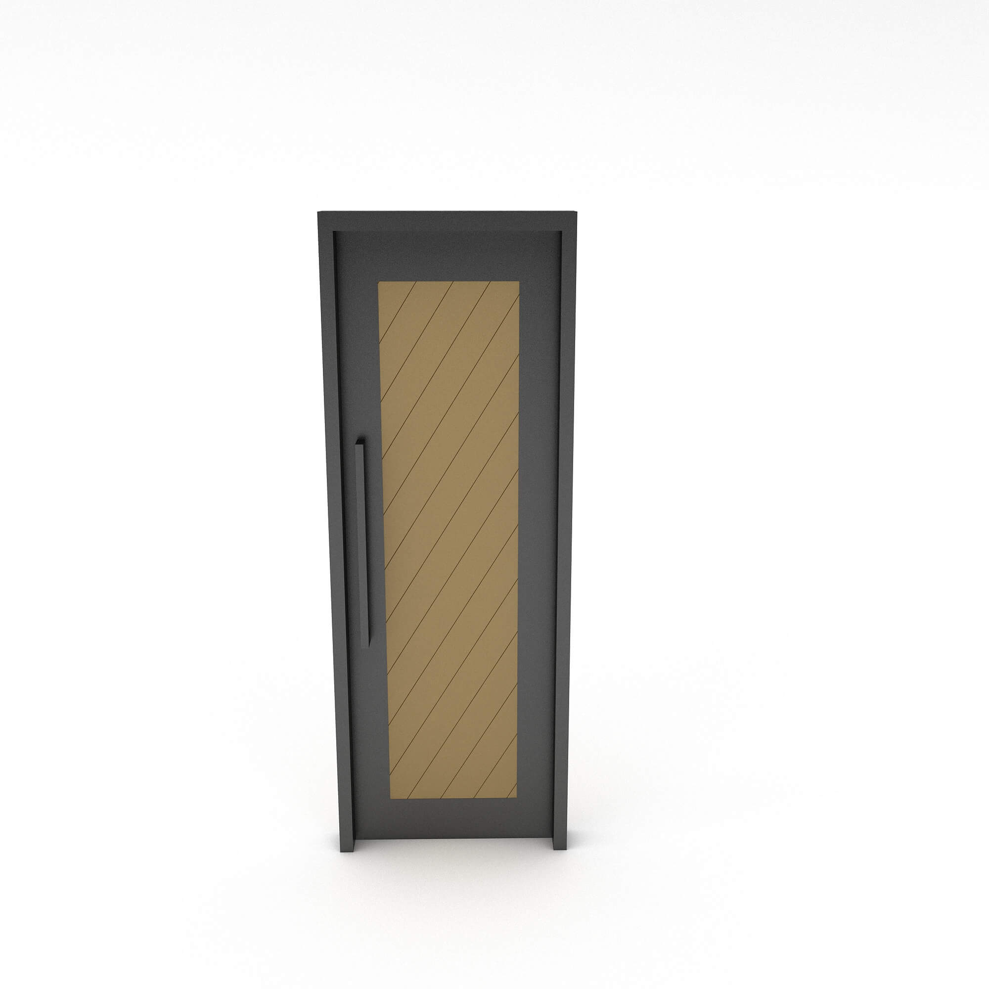 Modern Office Door 3D Model by nvere