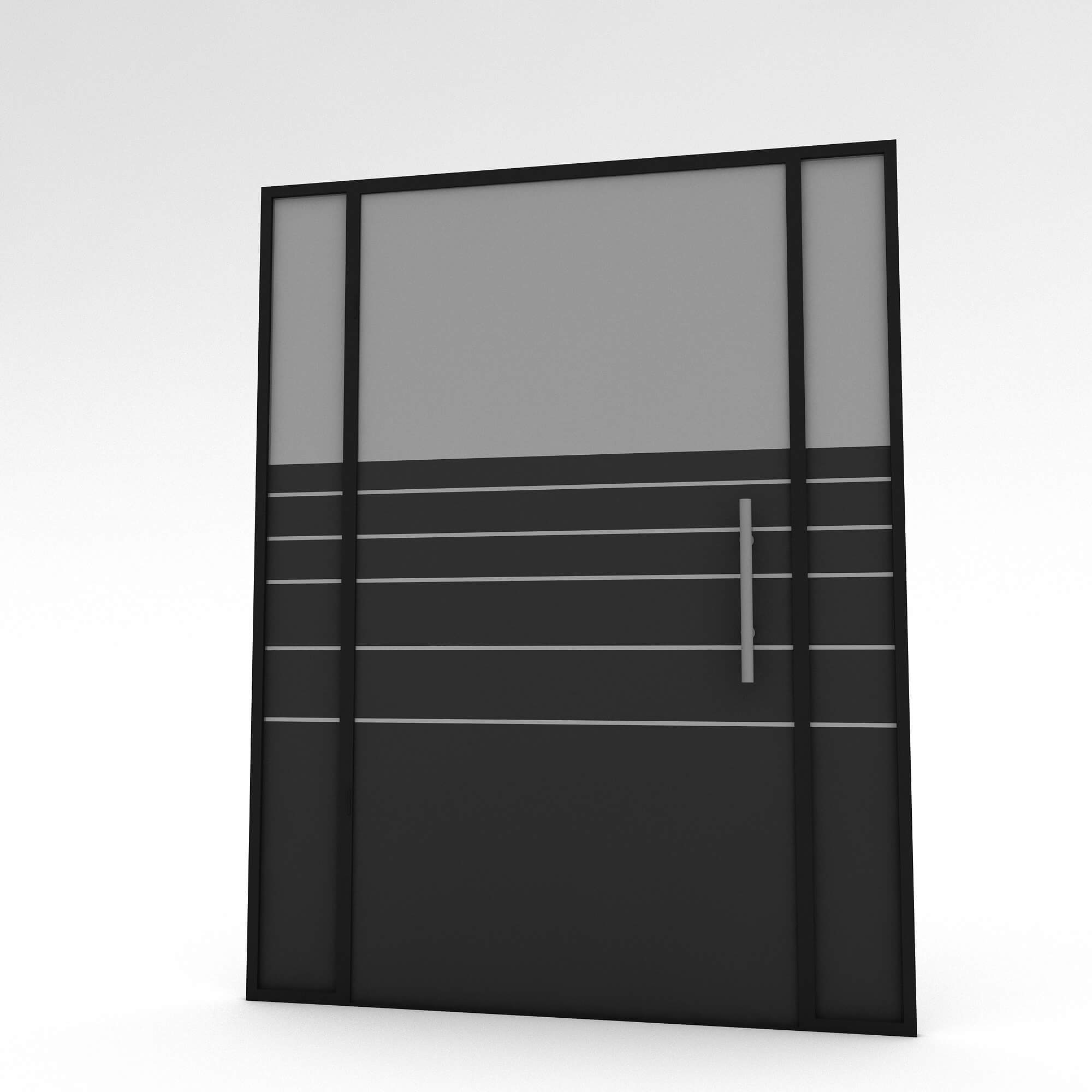 Office Glass Door 3D Model by nvere