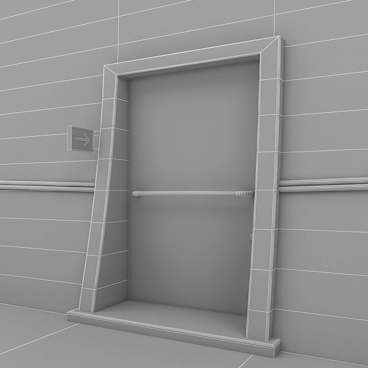 Exit 3 c. Exit 3d model.