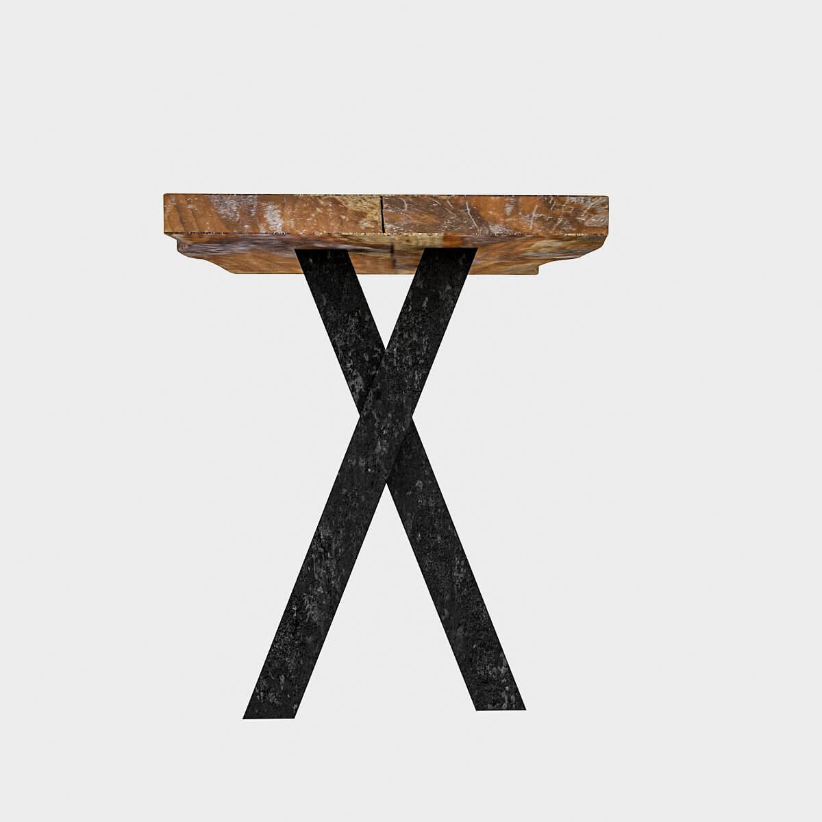 Natural Wood Bistro Table - 3D Model by nvere