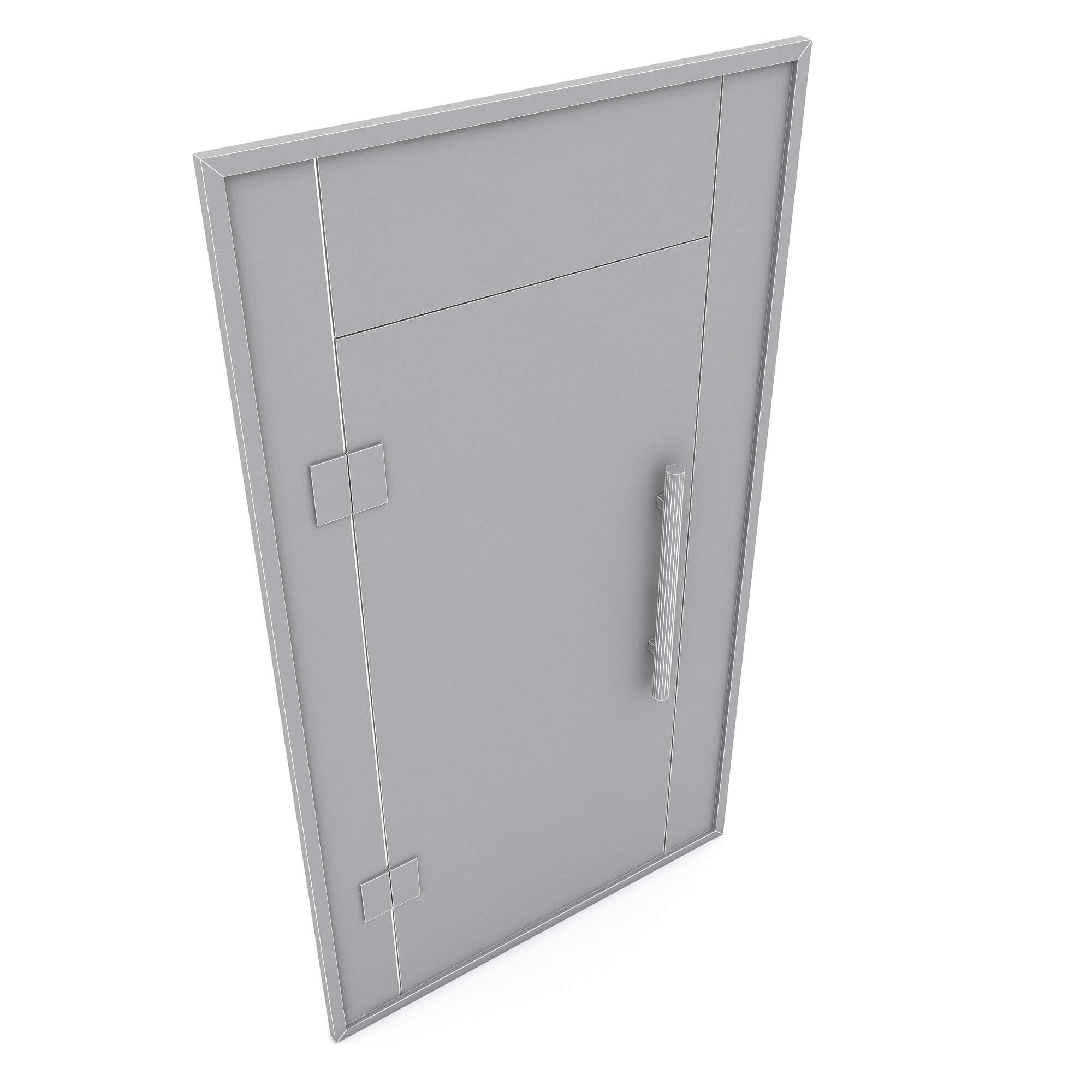 Office Glass Door 02 3D Model by nvere