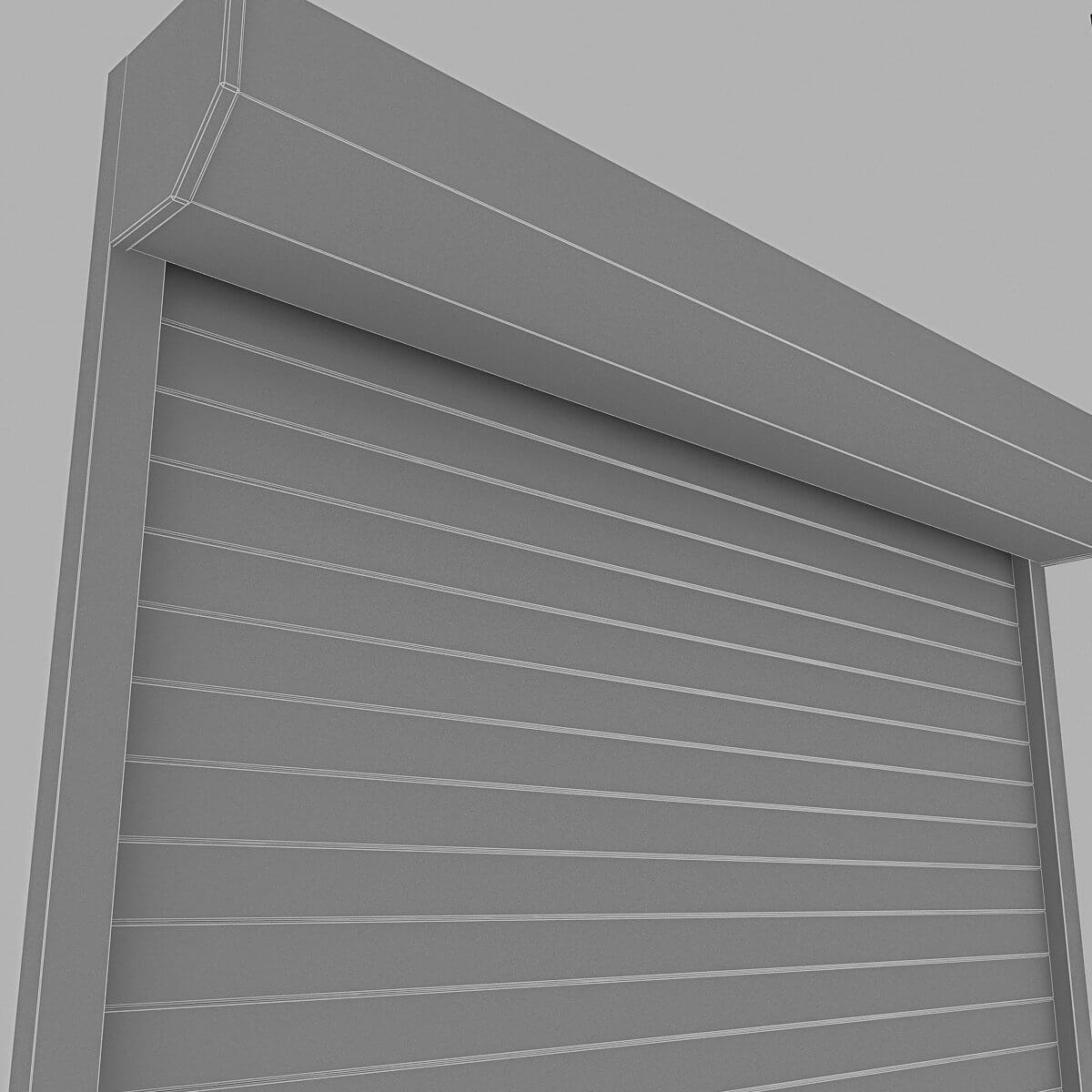 Metal Rolling Gate - 3D Model by nvere