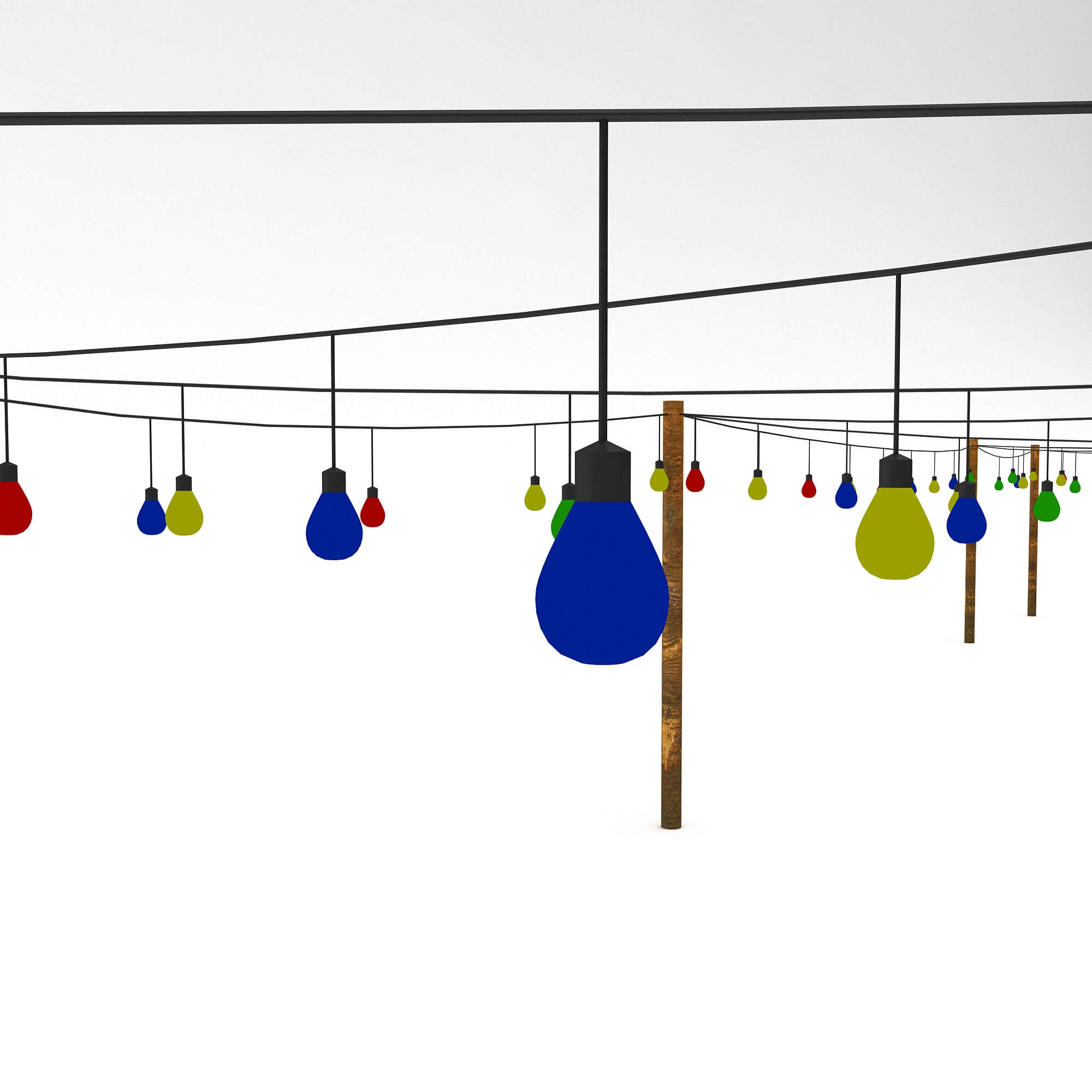 Village Lighting 3D Model by nvere