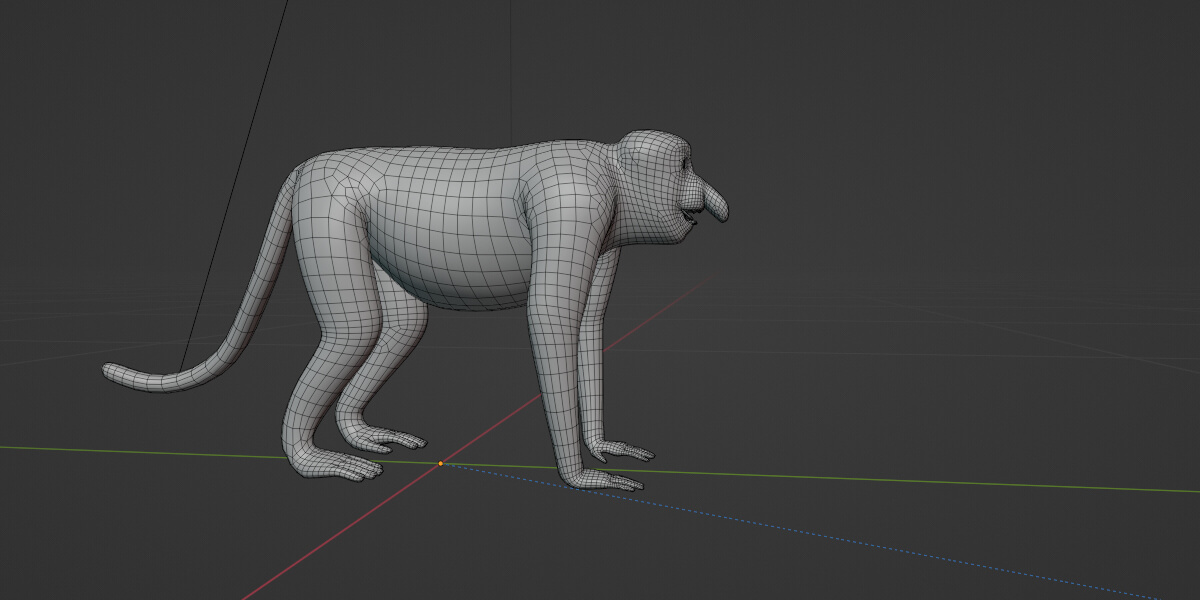 Proboscis Monkey - 3D Model by Nyilonelycompany