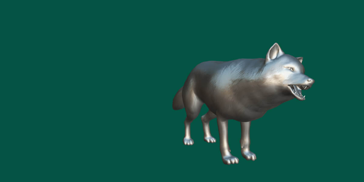 Canis Lupus Gray Wolf - 3D Model by Nyilonelycompany
