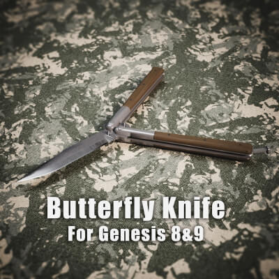 Butterfly Knife for G8/G9 Hand Pose Presets by OCP