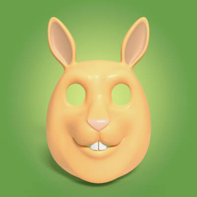 Kids Bunny - Rabbit Mask