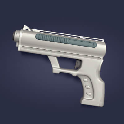 Sci - Fi Gun - Pistol
