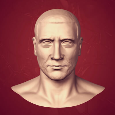 Caucasian Bust