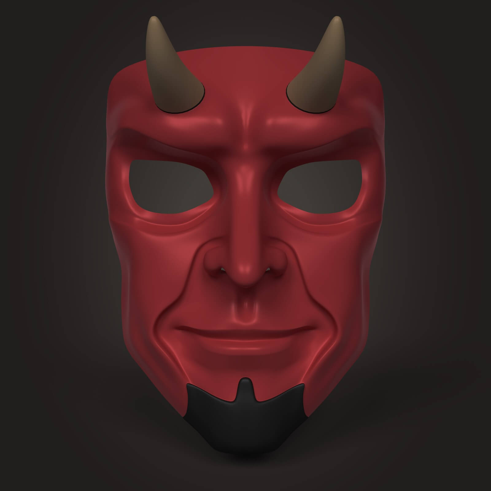 Devil Mask Model by Ocstard