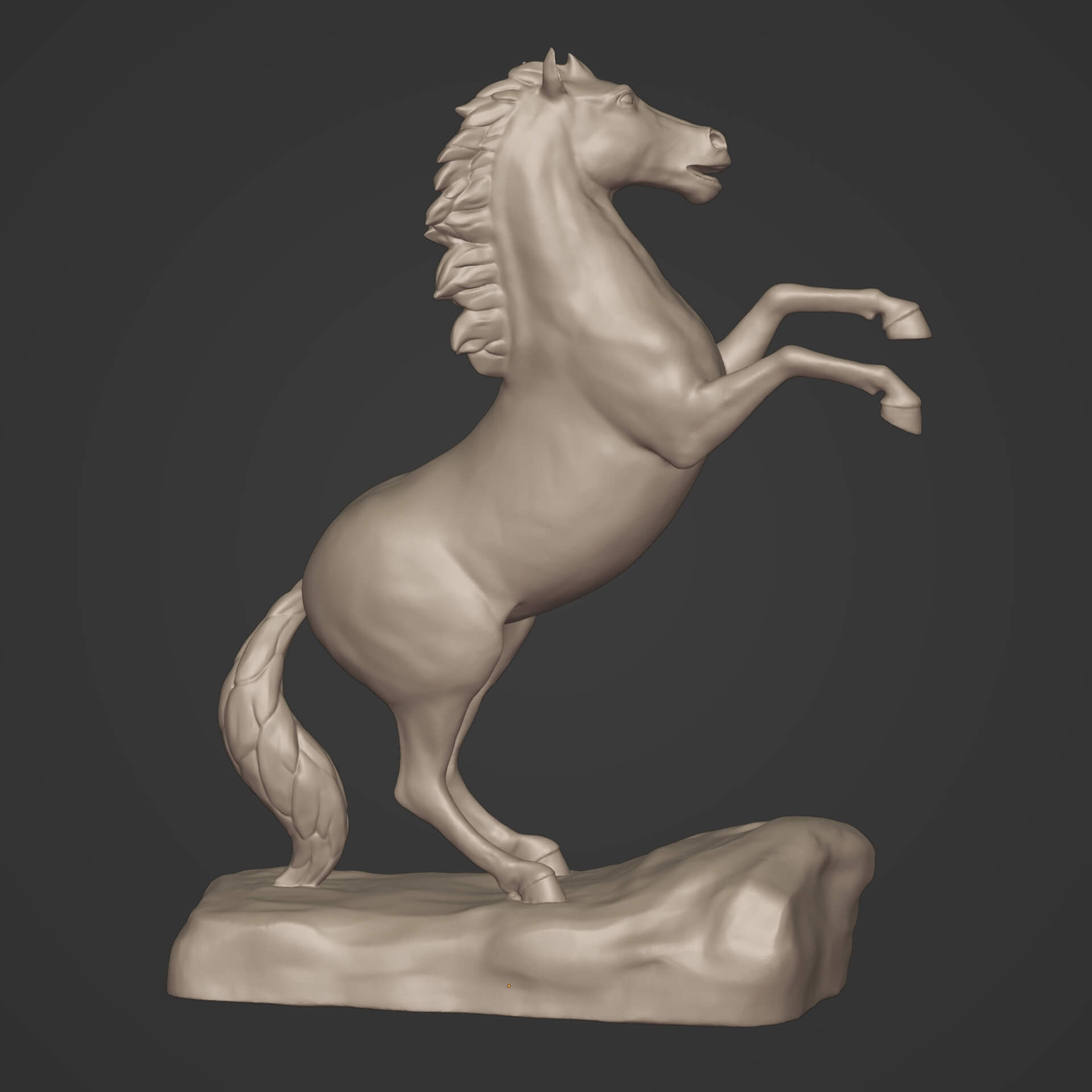 Stature Design Horse Statue -- Ready for 3D Printing -- Original Design by Ocstard