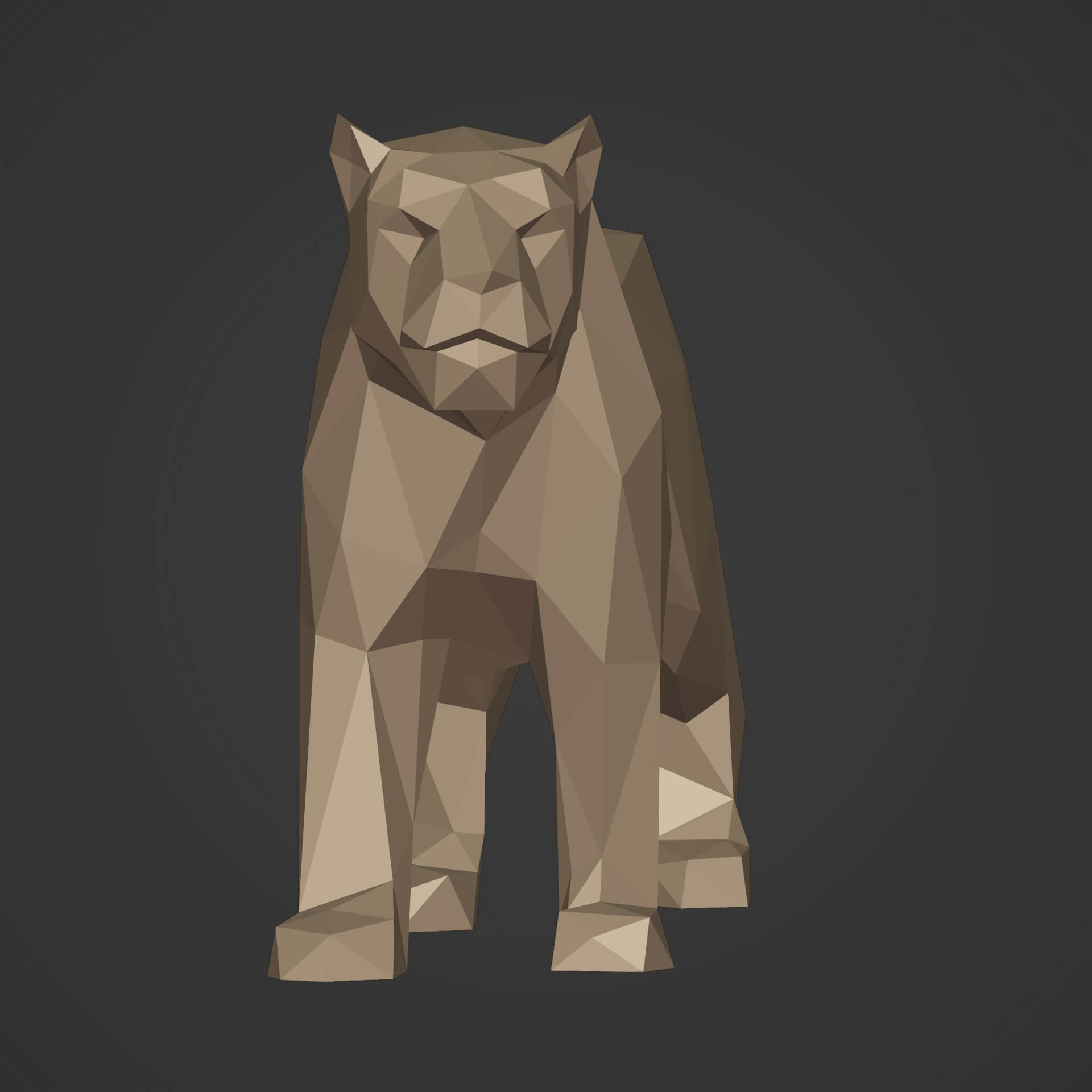 Snow Leopard - 3D Model by Ocstard