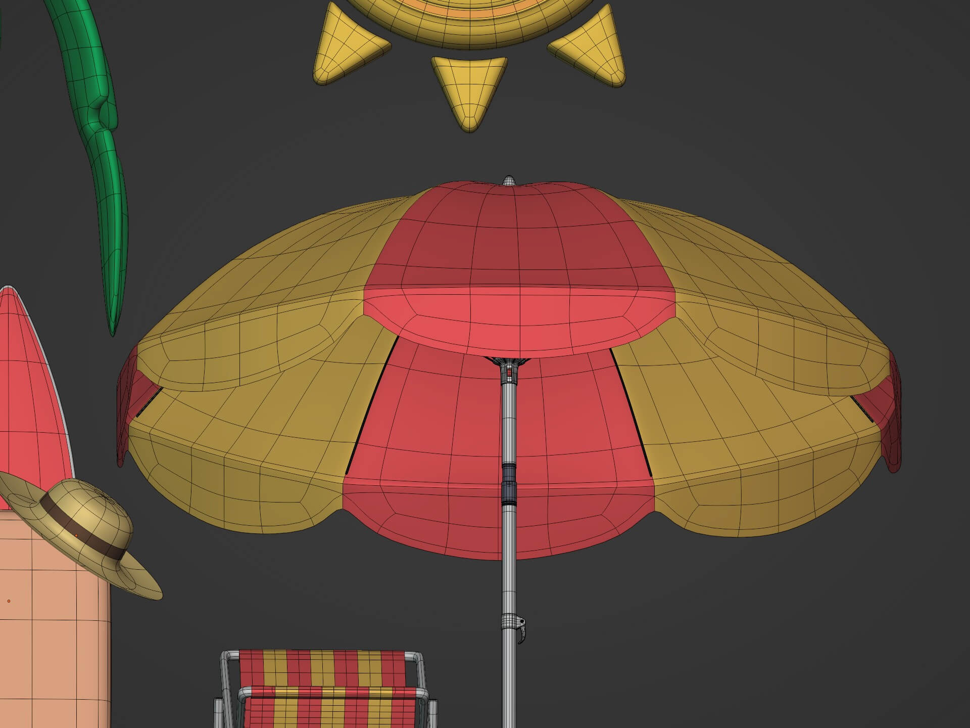 Summer Pack --- 3D Model by Ocstard