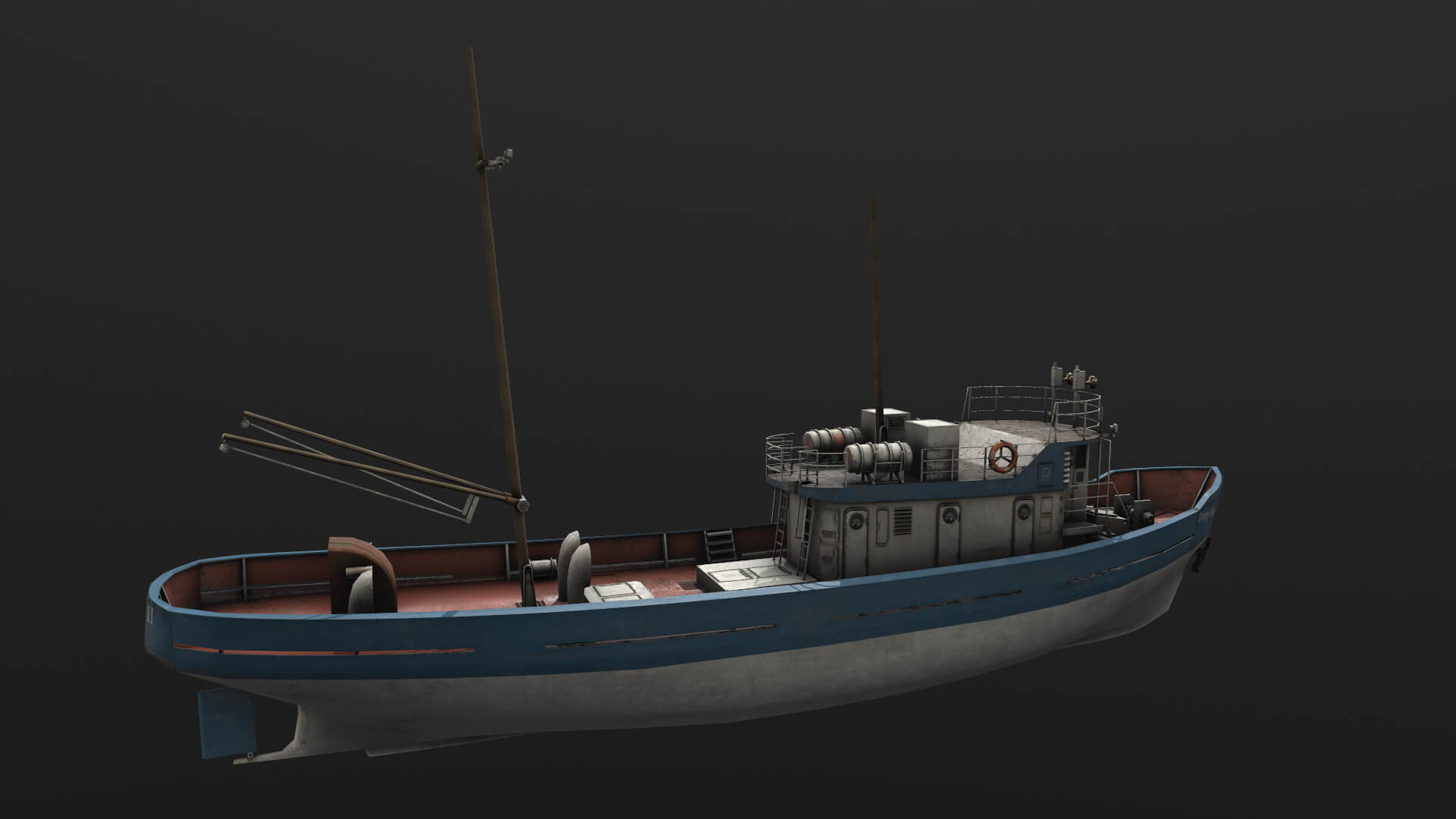 Fishing Boat - 3D Model by ogmodels