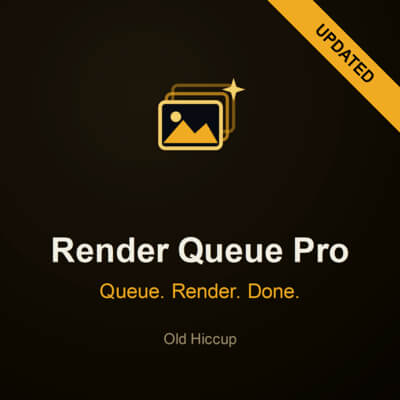Render Queue Pro - Batch Render Your Whole Scene List by oldhiccup