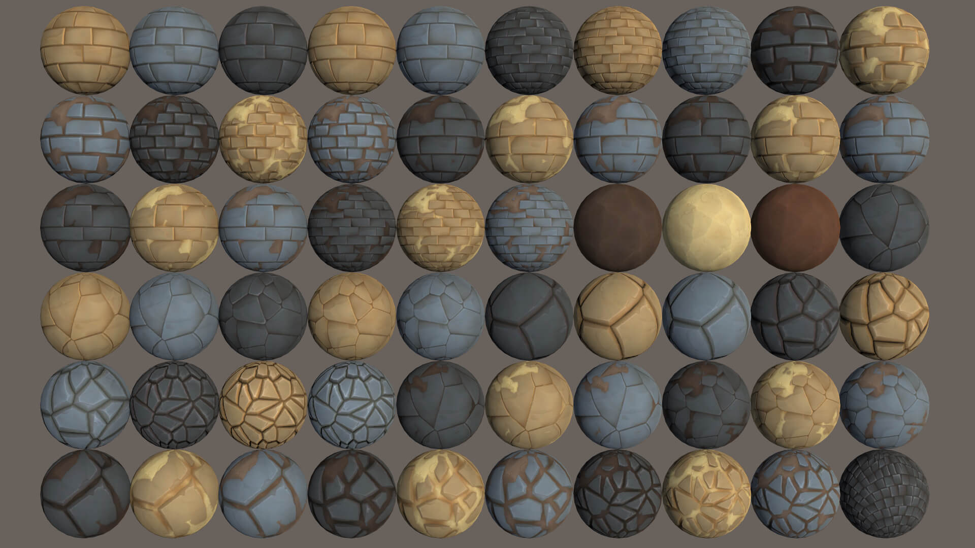 Hand Painted Textures – Mega Pack Vol 1 - 3D Texture by oleekconder