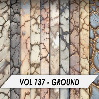 Stylized Textures – Vol 137 – Ground - 3D Texture by oleekconder