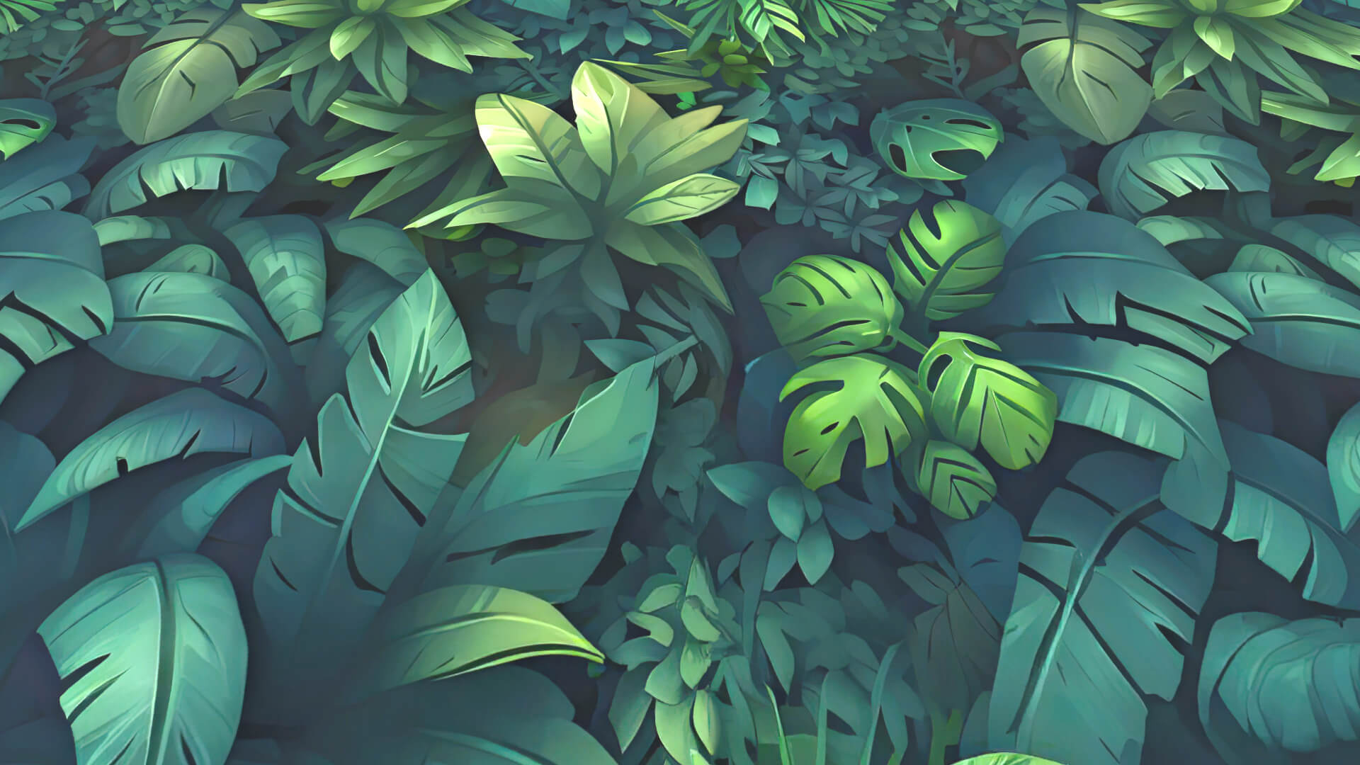 Hand Painted Textures - Vol 41 - Jungle 3D Texture by oleekconder