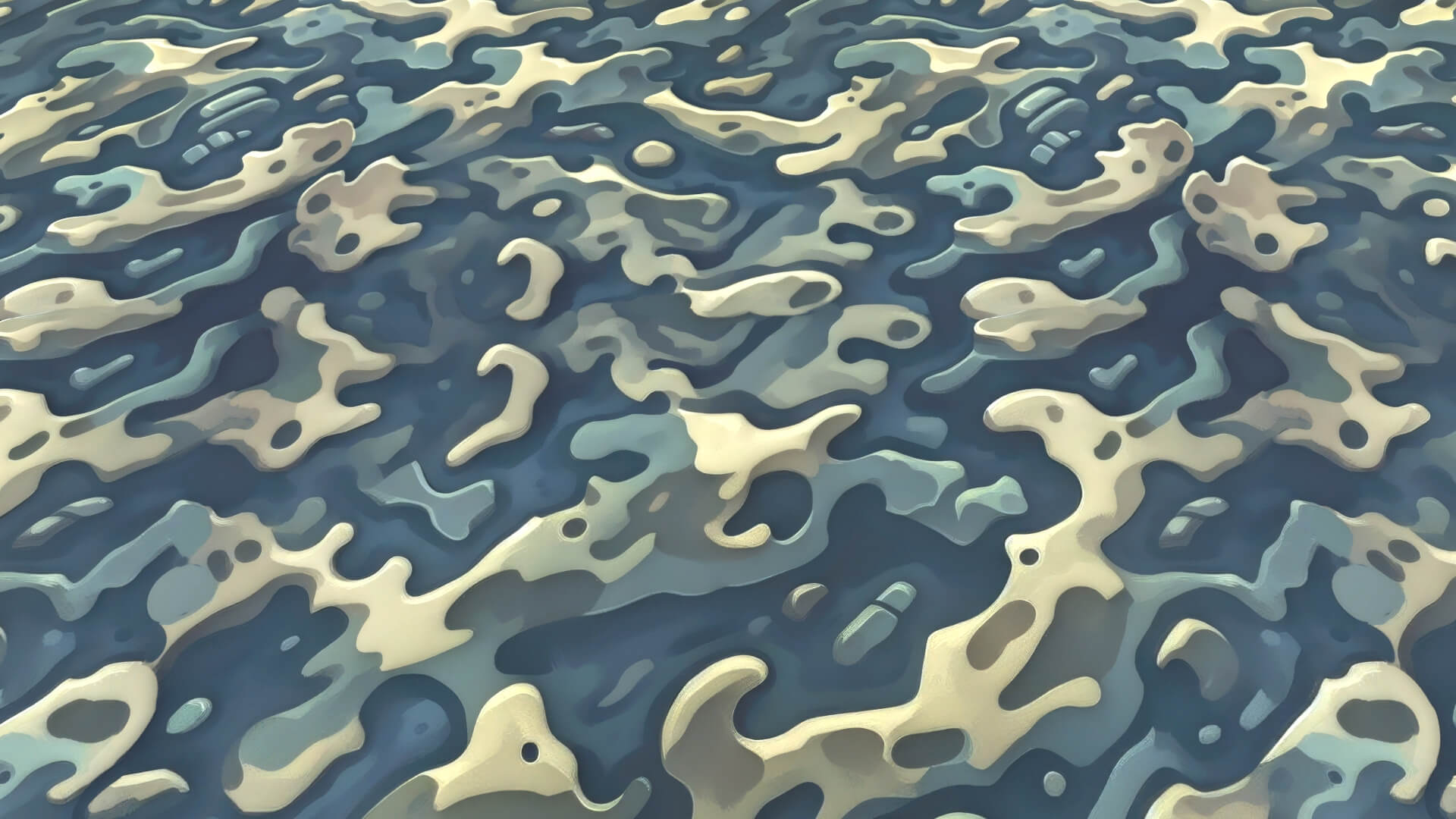 Hand Painted Textures – Vol 58 – Camouflage - 3D Texture by oleekconder