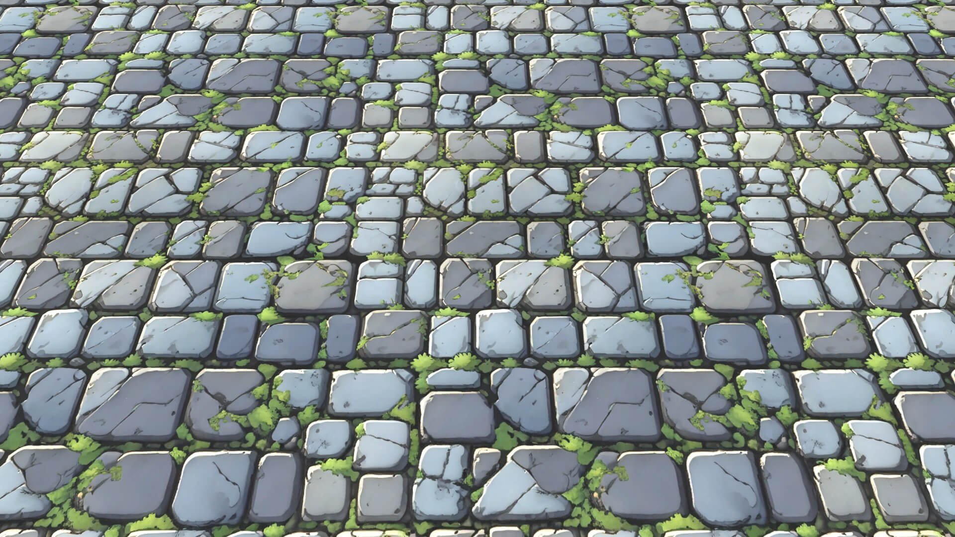 Hand Painted Textures – Vol 78 – Pavement - 3D Texture by oleekconder