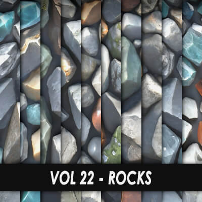 How To Texture Rocks Realistic Textures – Vol 22 – Rocks - 3D Texture by oleekconder