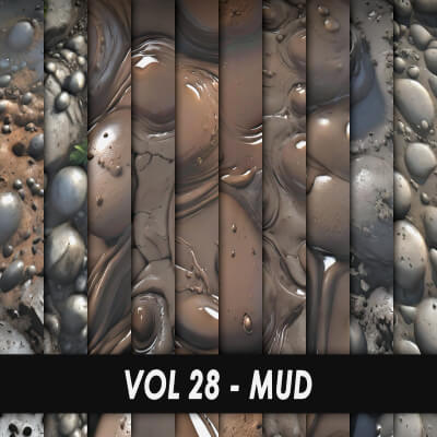 Mud Texture Poop Realistic Textures – Vol 28 – Mud - 3D Texture by oleekconder
