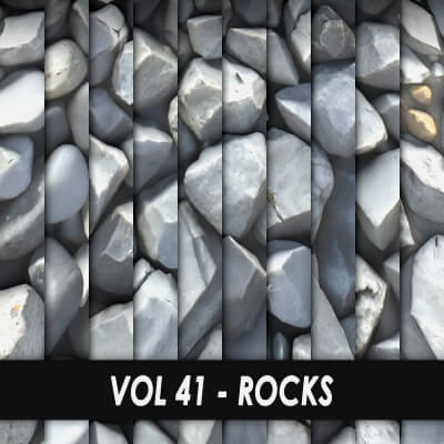 Realistic Textures – Vol 41 – Rocks - 3D Texture by oleekconder