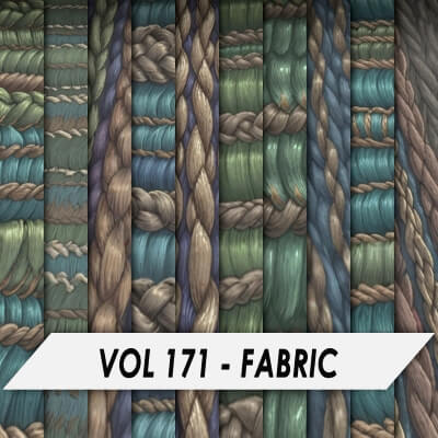 Stylized Textures – Vol 171 – Fabric - 3D Texture by oleekconder