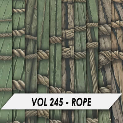 Ps2 Texture Rope Stylized Textures – Vol 245 – Rope - 3D Texture by oleekconder
