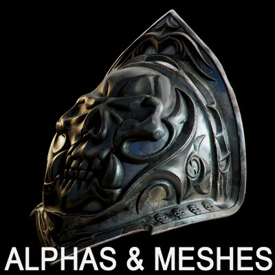 Fantasy Ornaments Alphas &amp Meshes Vol. 1