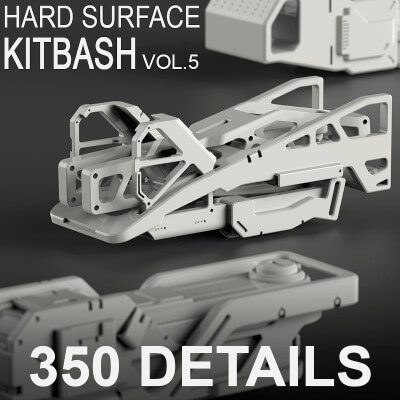 Hard Surface Kitbash Vol 5