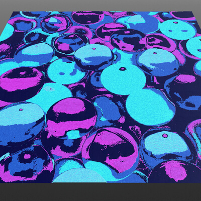 Abstract Blue Purple Fabric 4K PBR Texture