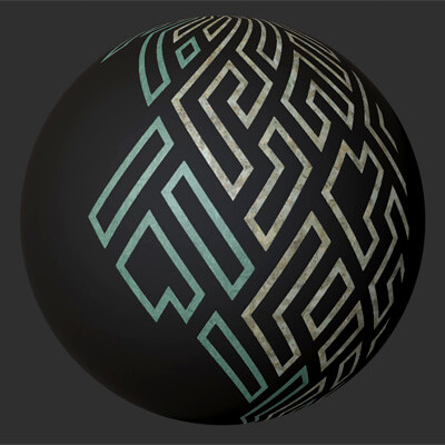 Abstract Shapes Wall 2K and 4K Textures