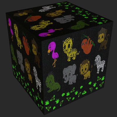 Animals Design Carpet 4K PBR Texture