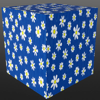 Daisy Pattern Wall 4K PBR