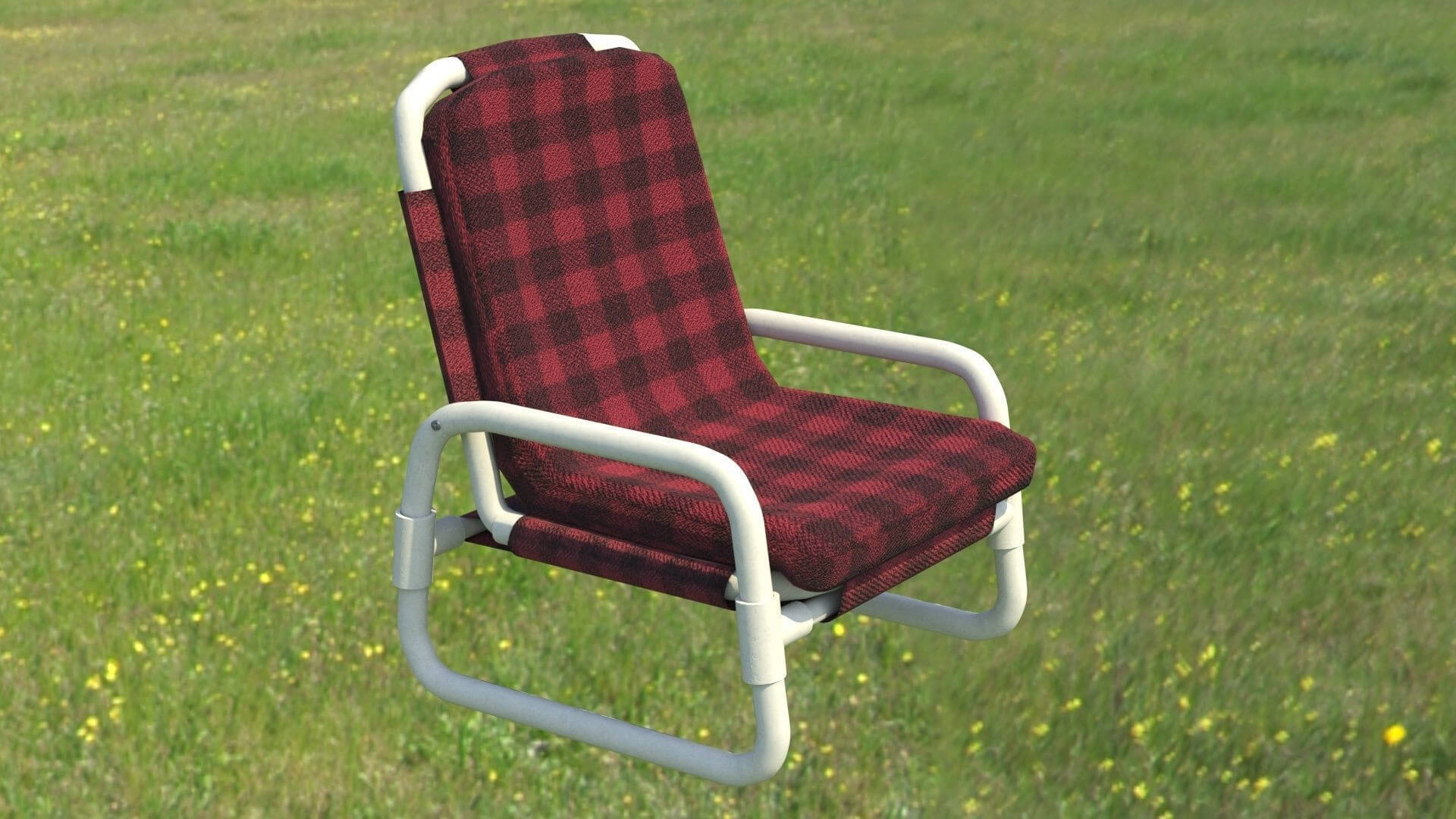 Garden Chair 3D Model by omer kamal
