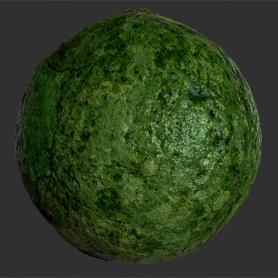 Mossy Concrete 2K and 4K Textures