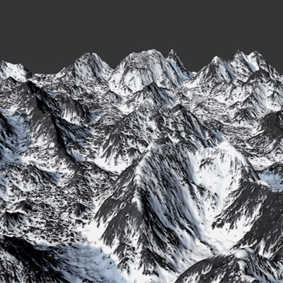 Snowy Mountains 4K PBR Textures