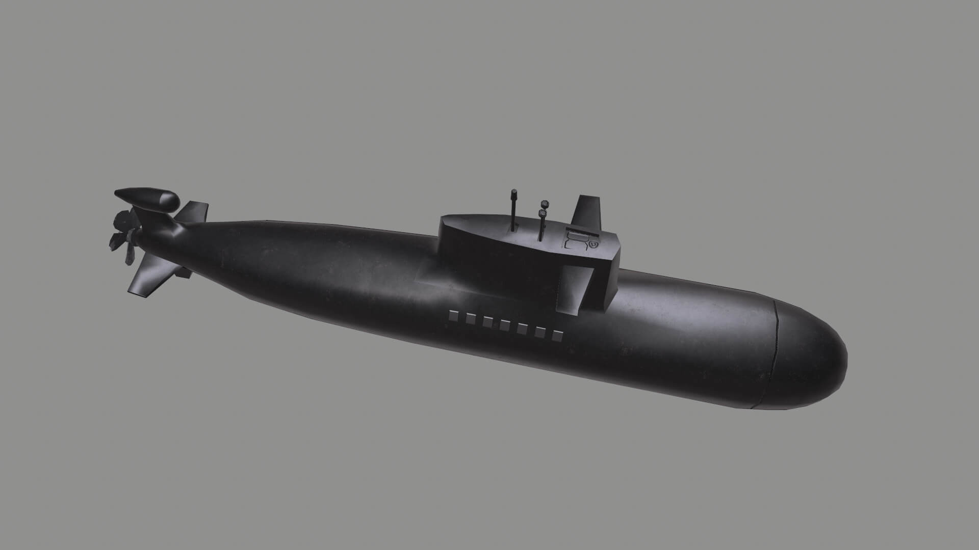 Submarine - 3D Model by omer kamal