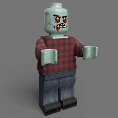 Zombie Lego Figure